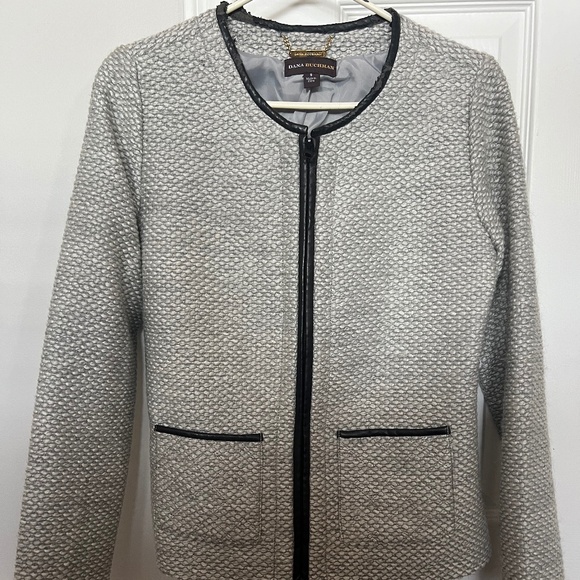 Collarless blazer/jacket with lining (like new) - Picture 1 of 3